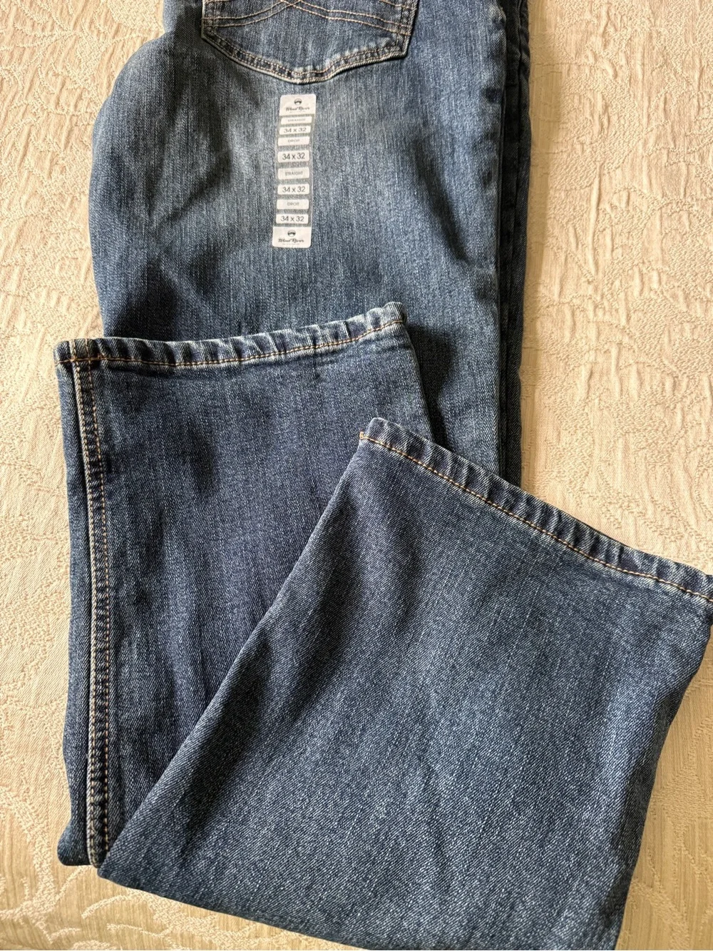 Wind River Men’s Straight T-Max Jeans in Dark Blue Wash - Picture 5 of 9
